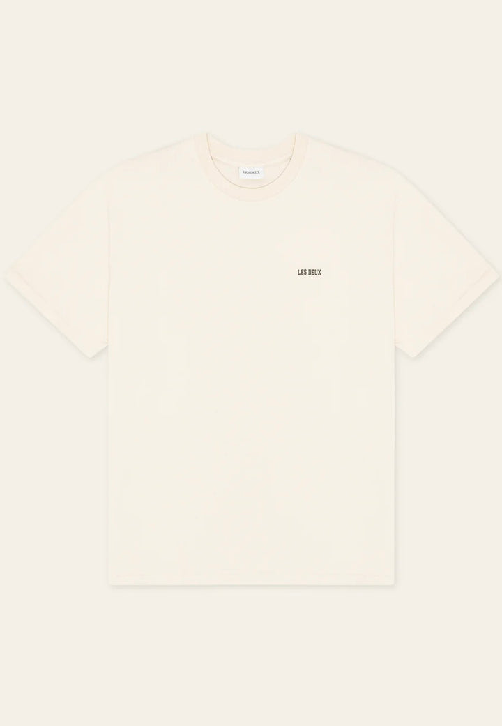 LES DEUX Cole Mini Blake T-Shirt Eggnog White - Dale