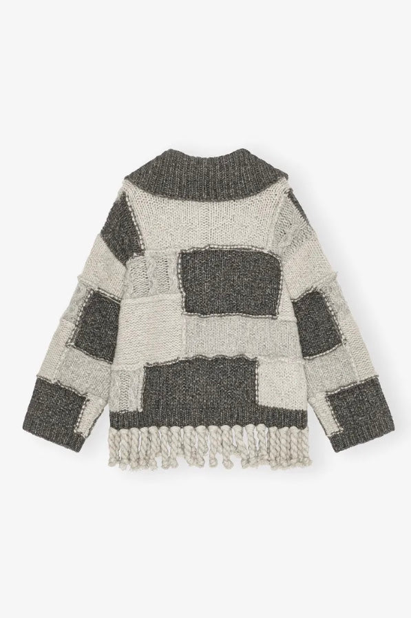 Wool Cotton Bubble Sweater