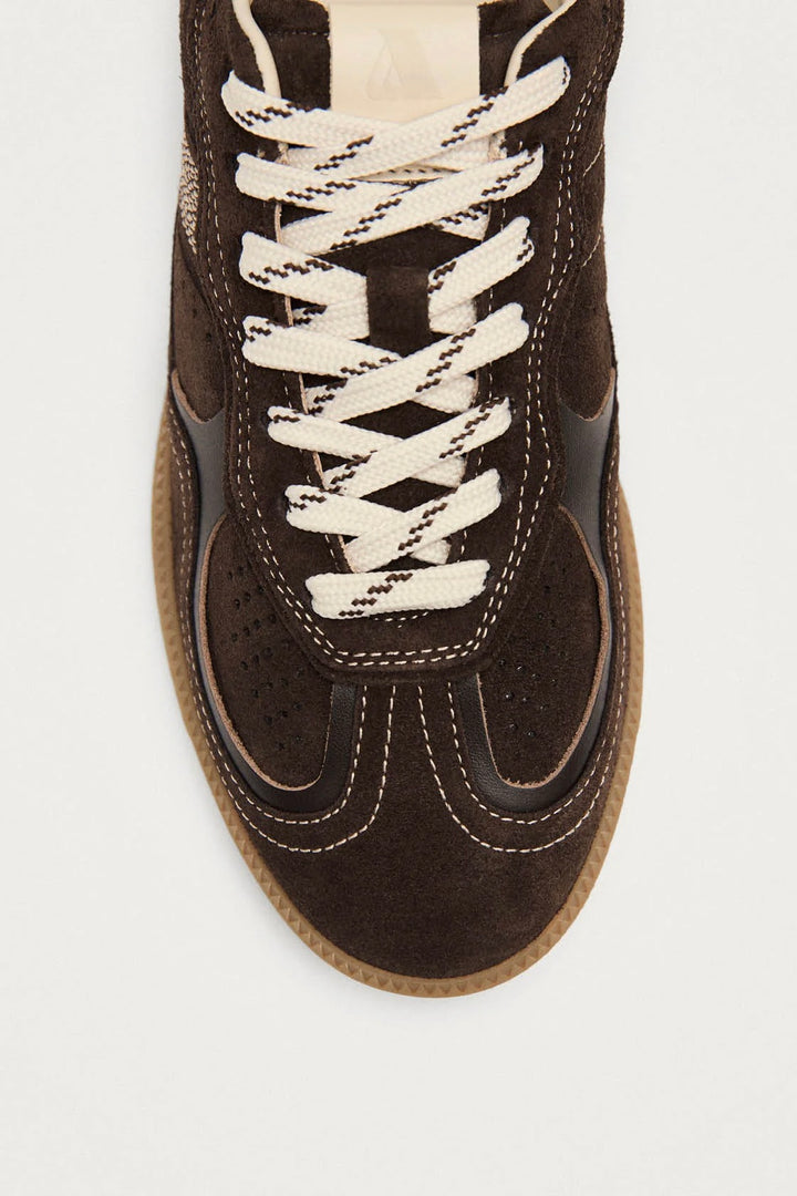 Tb. 490 Rife Chocolate Cream Leather Sneakers