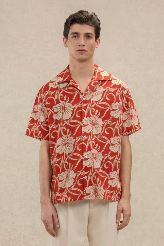 DRÔLE DE MONSIEUR Chemise Hibiscus Monoramme - Dale