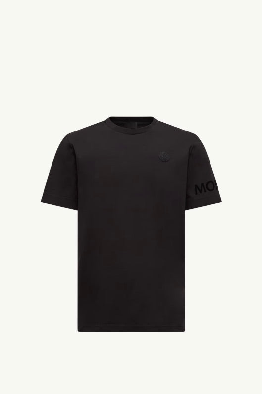 Logo Cotton T-Shirt Black