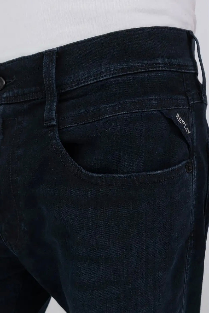 REPLAY Anbass Slim-Fit Jeans Dark Blue - Dale