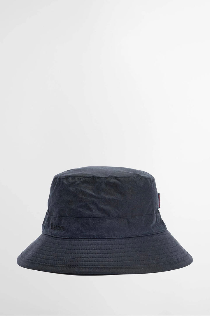 Waxed Bucket Hat Navy