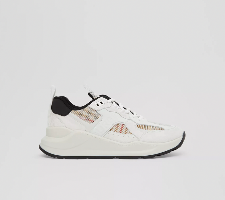 BURBERRY Logo Print Mesh Sneakers - Dale