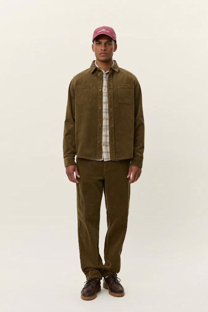 Kody Corduroy Overshirt Military Olive