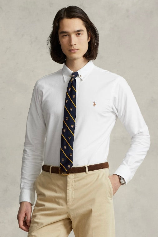 Custom Fit Oxford Shirt White