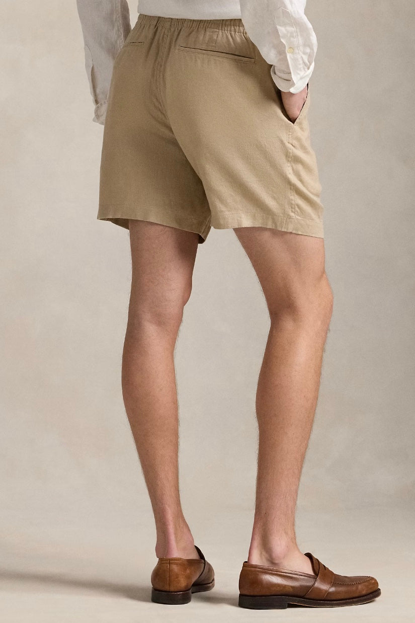 Polo Prepster Linen Short Coastal Beige