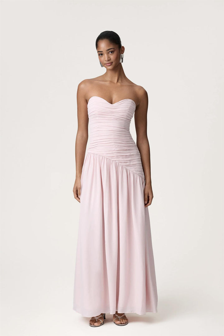 Lima Bandeau Dress Light Pink