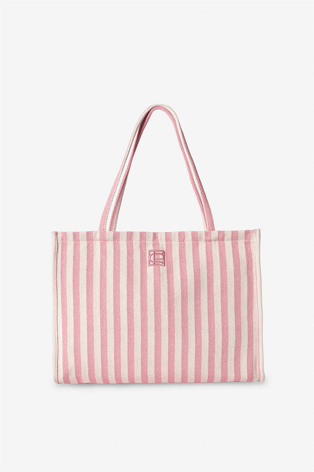 Ivy Tote Bag Light Pink Stripe