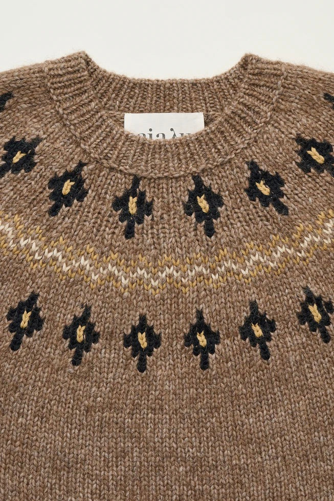 Wyn Sweater Mix Pure Brownie