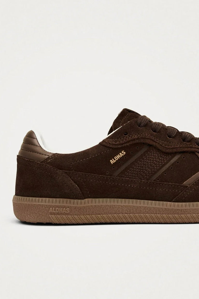 Tb.490 Rife Chocolate Brown Leather Sneakers