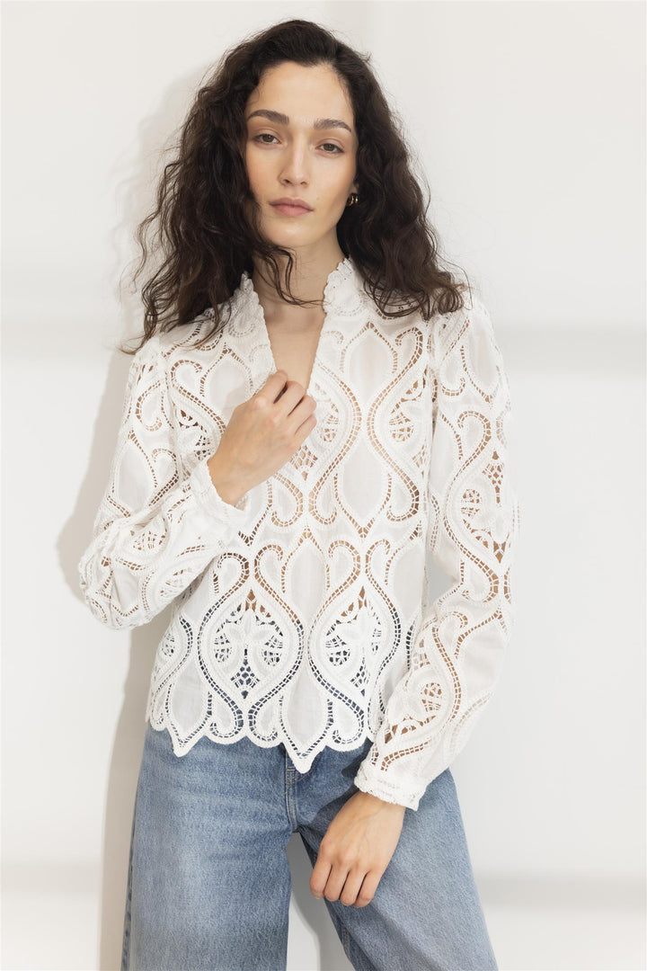 Amelia Blouse White