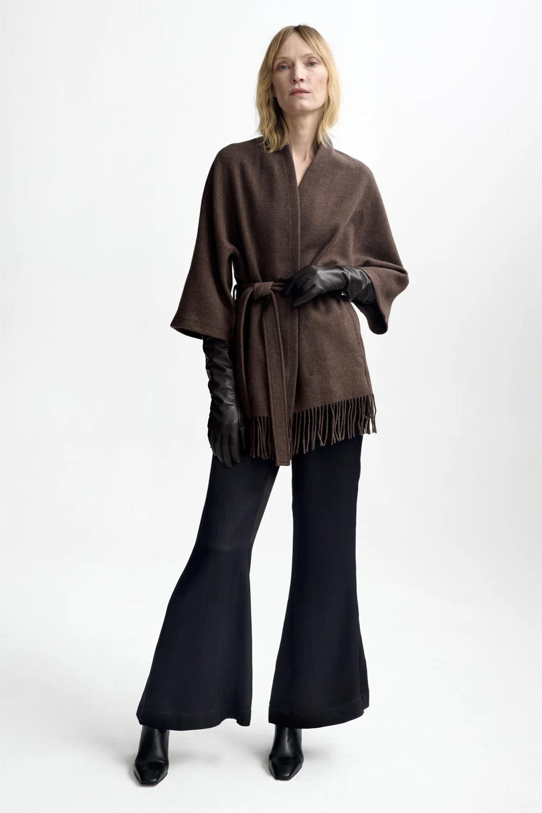 CHRISTIAN AKS Akila Lambswool Jacket Brown - Dale