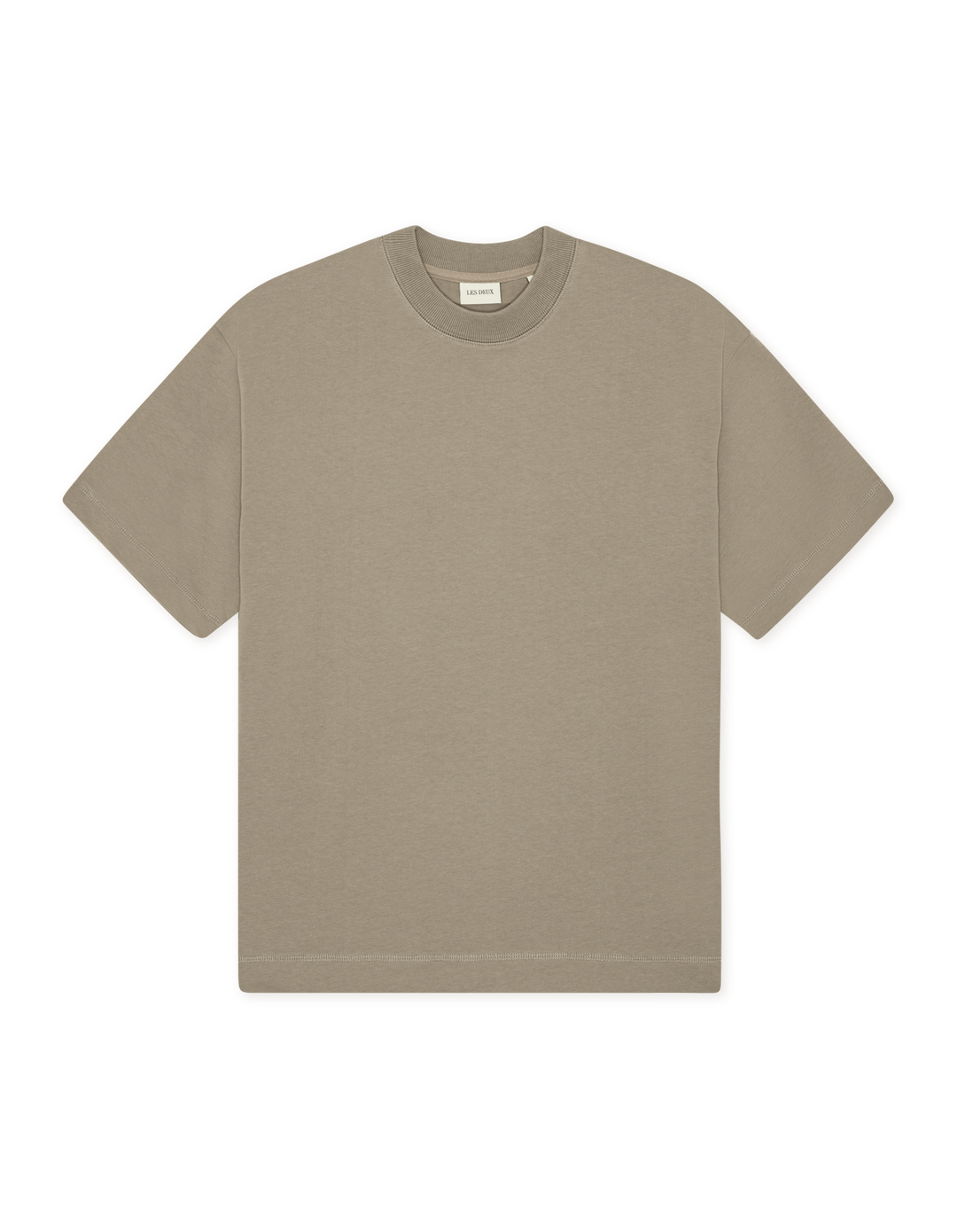 LES DEUX Carl T-Shirt Laurel Oak Sand - Dale