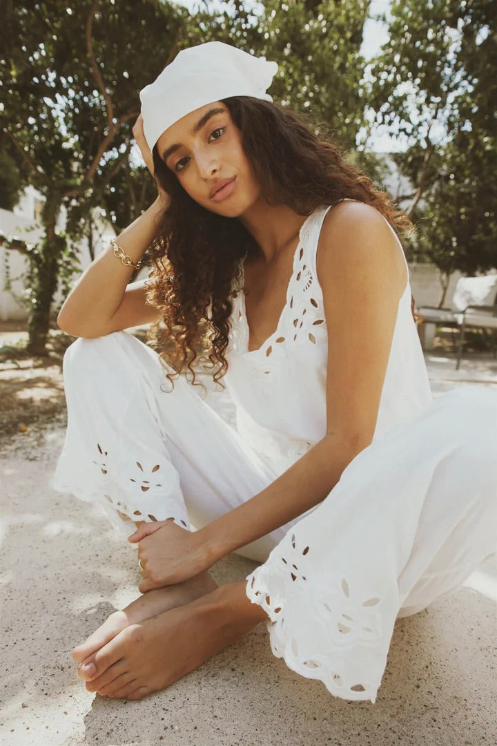 Evie Top White
