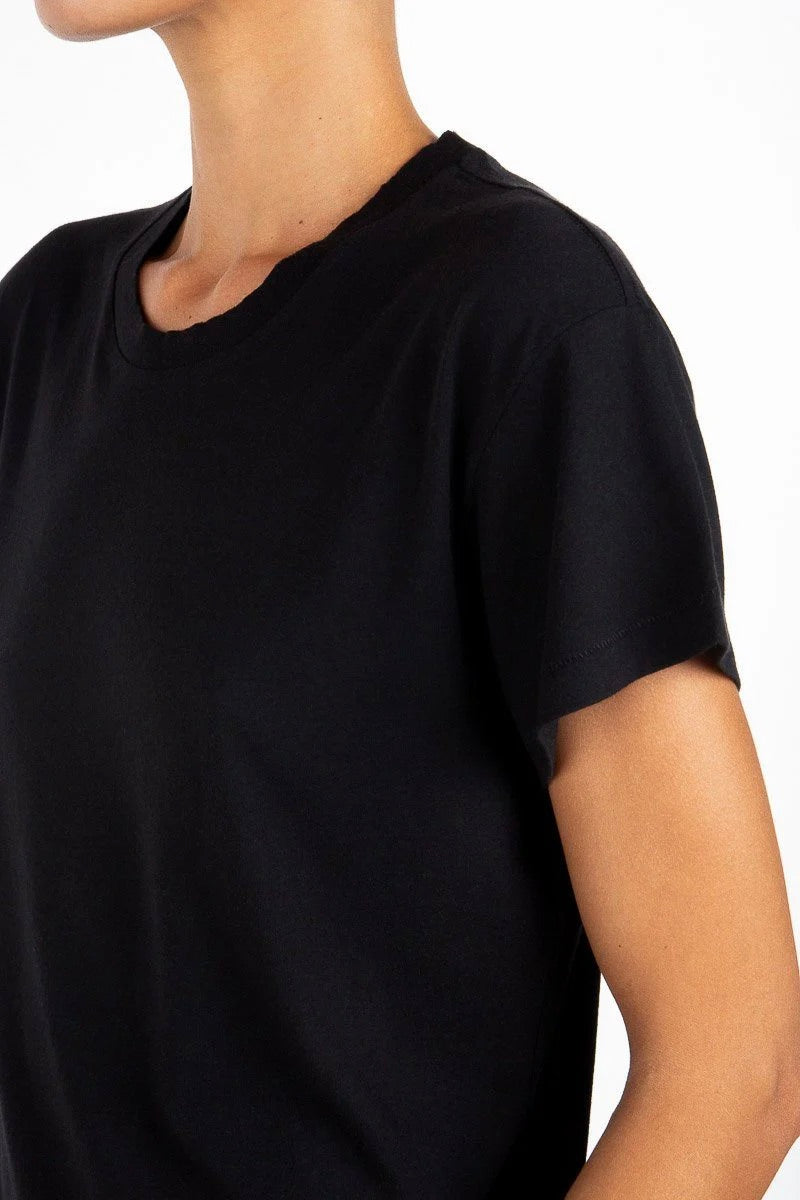 ETERNE - Short Sleeve Boyfriend T-shirt Black - Dale