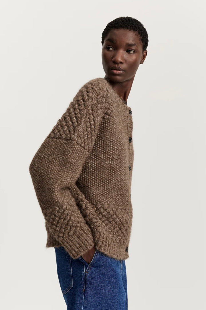 Sierra Cardigan Pure Brownie