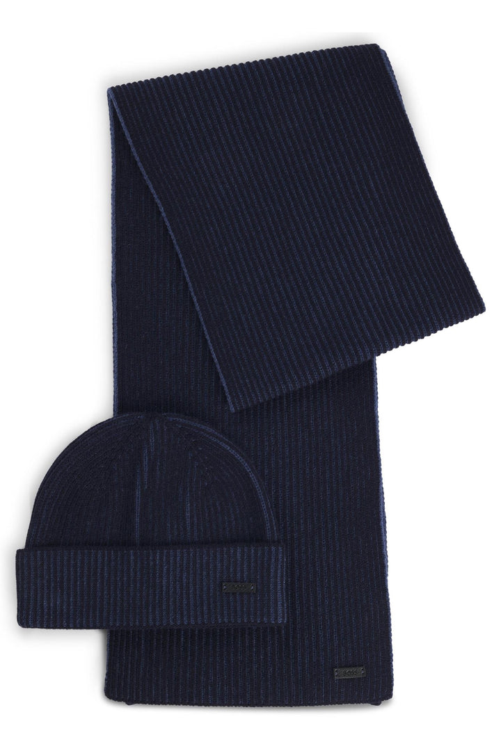 Ercole Scarf Set Dark Blue