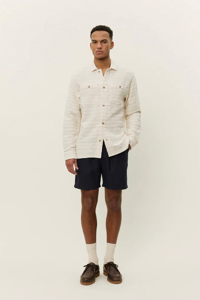Jonas Structured Stripe Overshirt