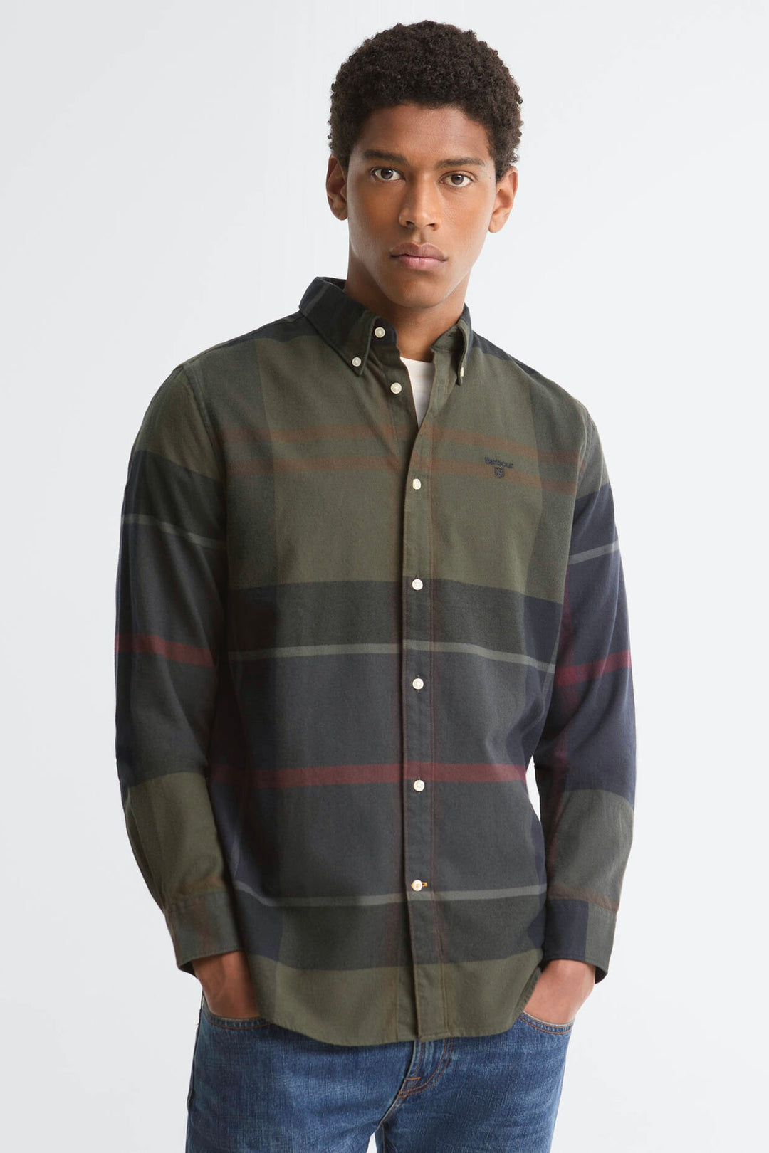 Barbour Iceloch Tailored Fit Shirt Shadow Classic