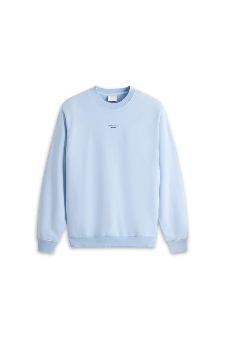 Drôle de Monsieur - Le Sweatshirt Slogan - Light Blue - Dale