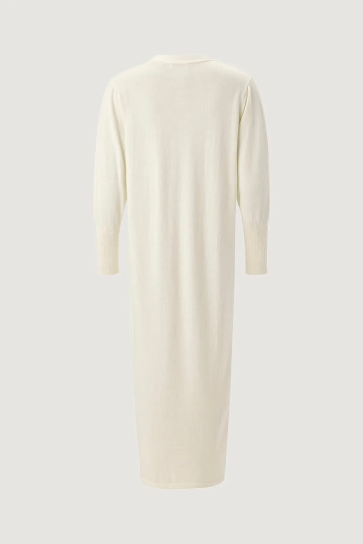 Cashmere Blend Long Cardigan Offwhite