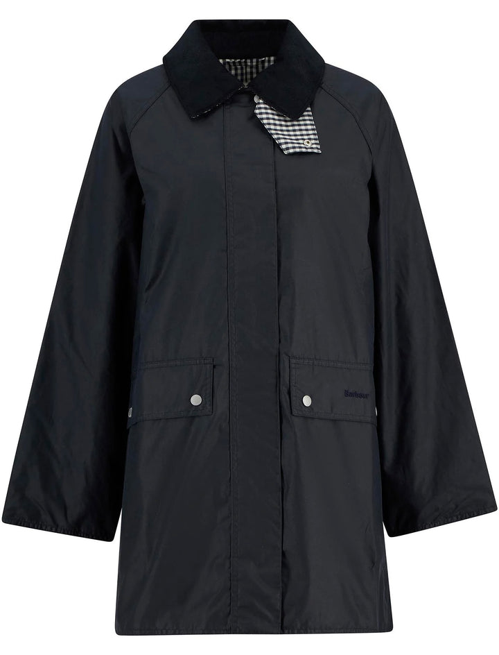 BARBOUR Wren Waxed Jacket Royal Navy - Dale