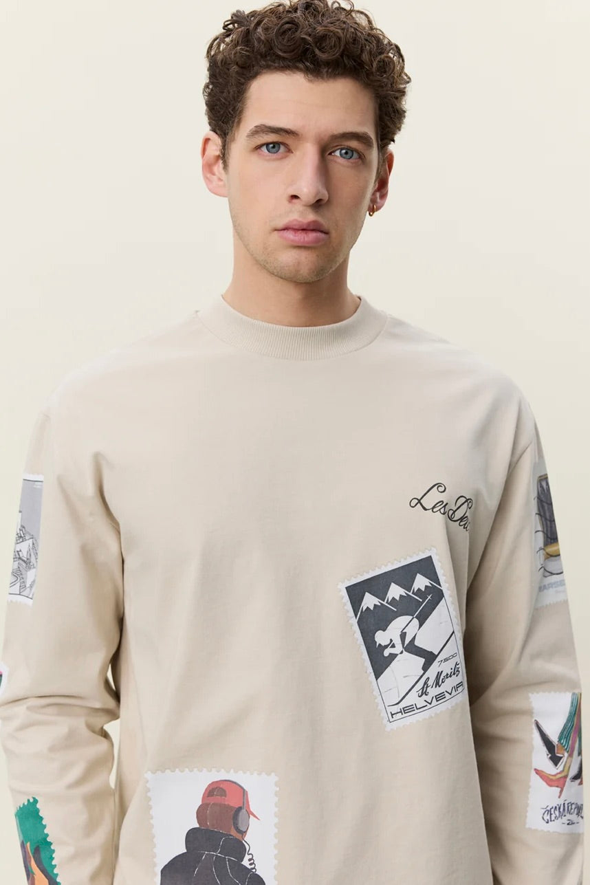 Stamp LS T-Shirt Light Sand