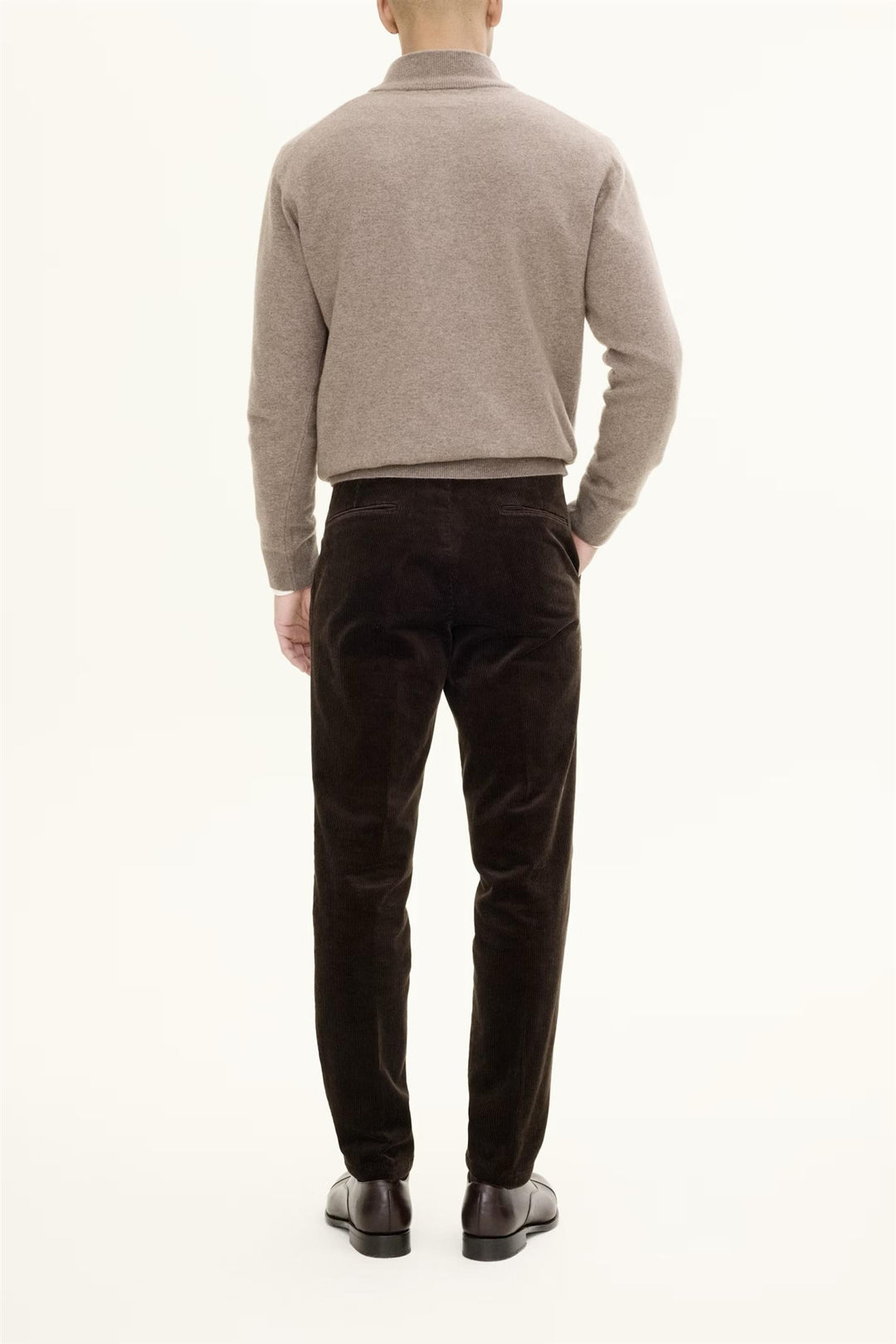 Denz Trousers Dark Brown