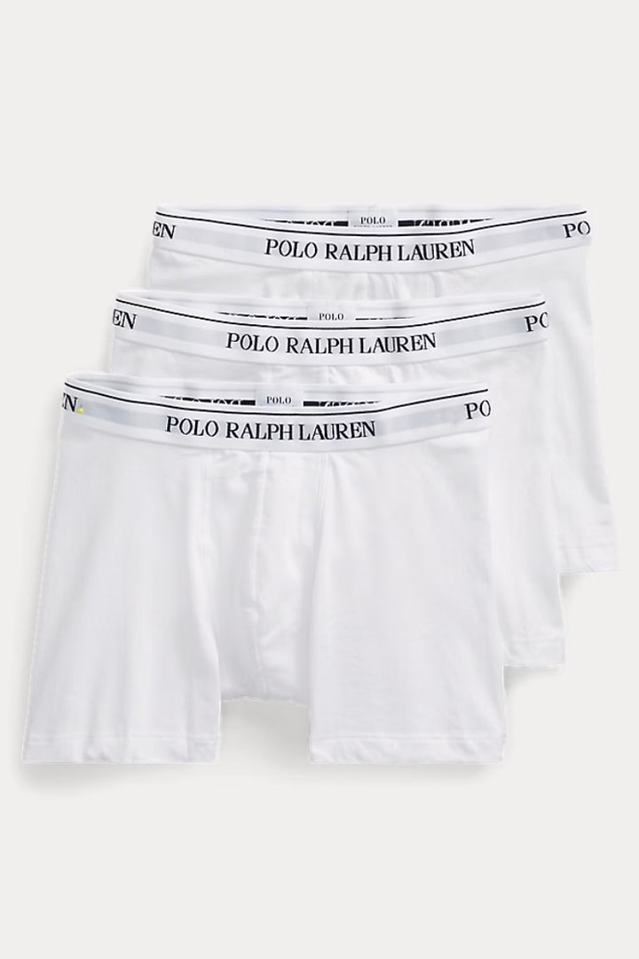 Stretch Cotton Boxer Brief 3 Pack White