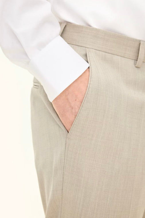 Dandy Wool Trousers Box Beige