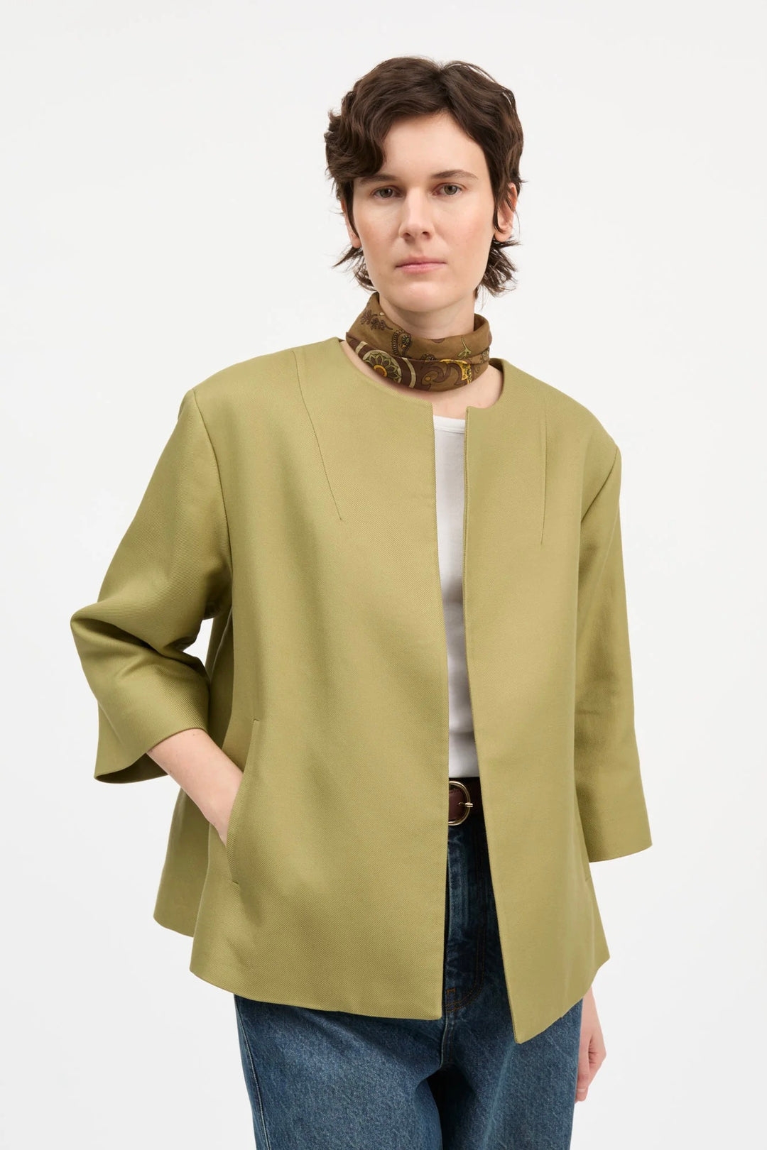 Opera Jacket Olive Green