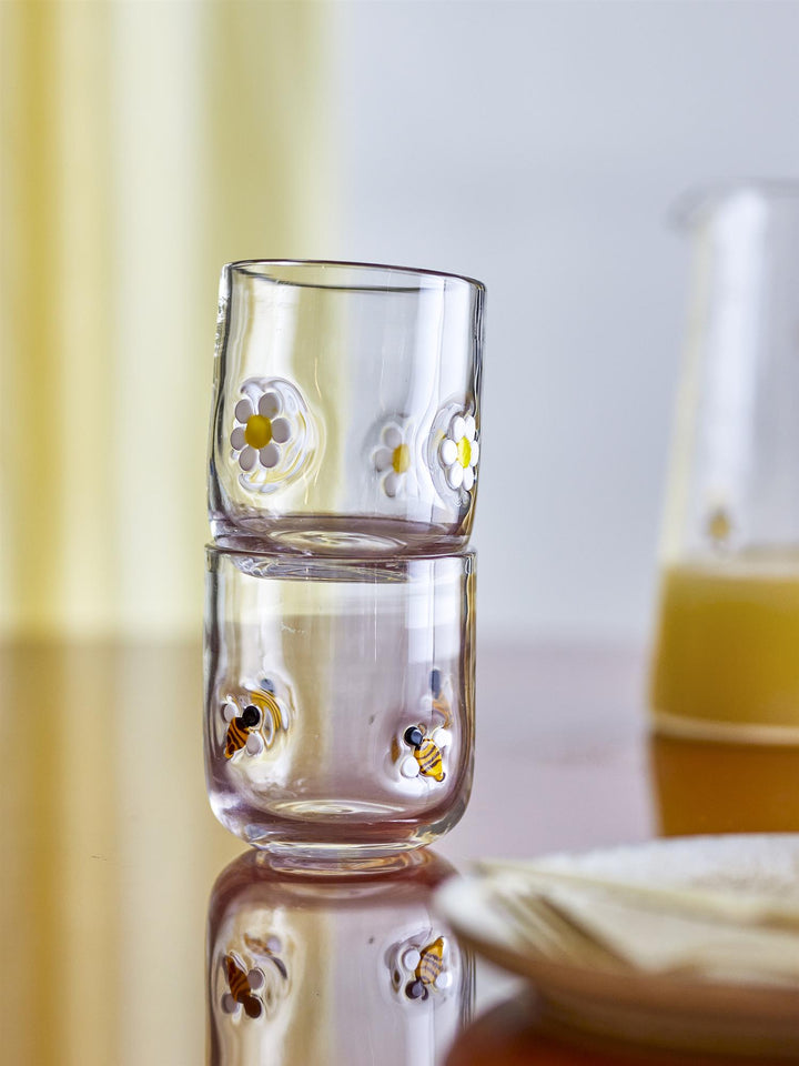 Buzz Drinking Glass, Clear, Glass