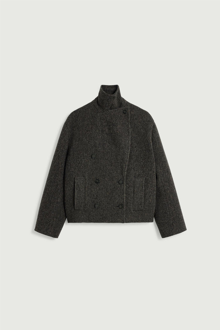 SOEUR Joseph Short Coat Marron/Noir - Dale