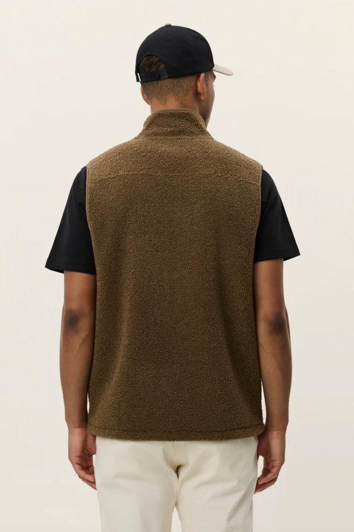 LES DEUX Creed Teddy Vest Teak - Dale