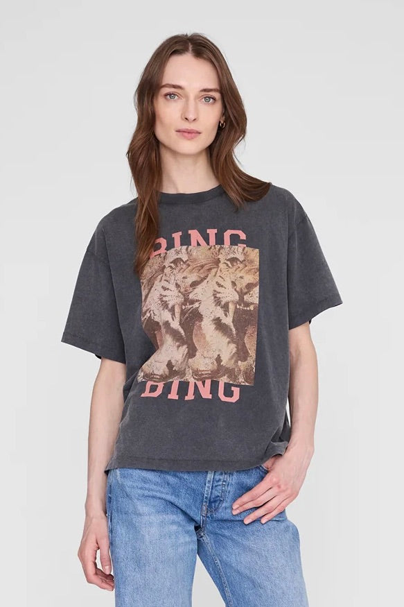 Cade Tee Tiger Bing Washed Black