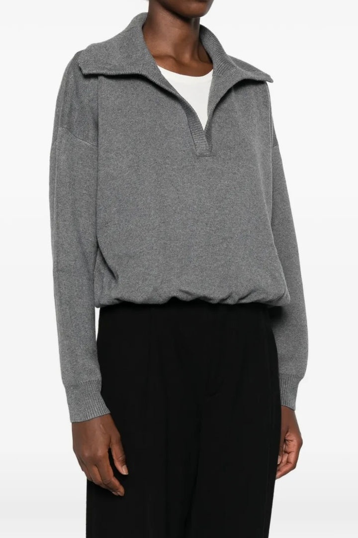 Maglia Grigio Long Sleeve Sweater