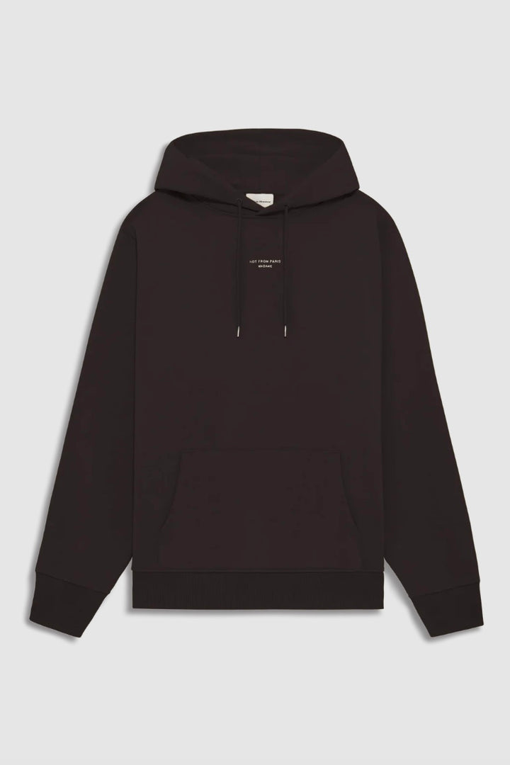 Le Hoodie Slogan Classique Dark Brown