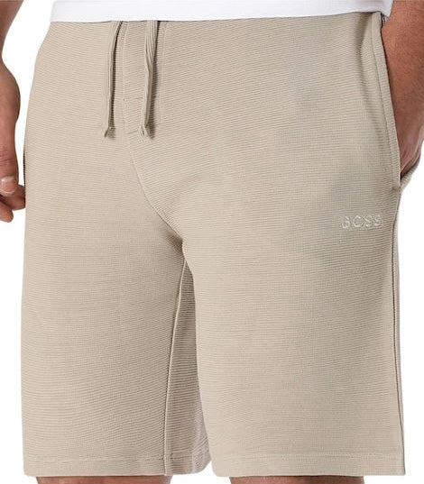 Rib Shorts Light Beige