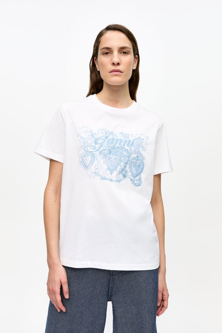 Basic Jersey Tattoo Lace Relaxed T-shirt