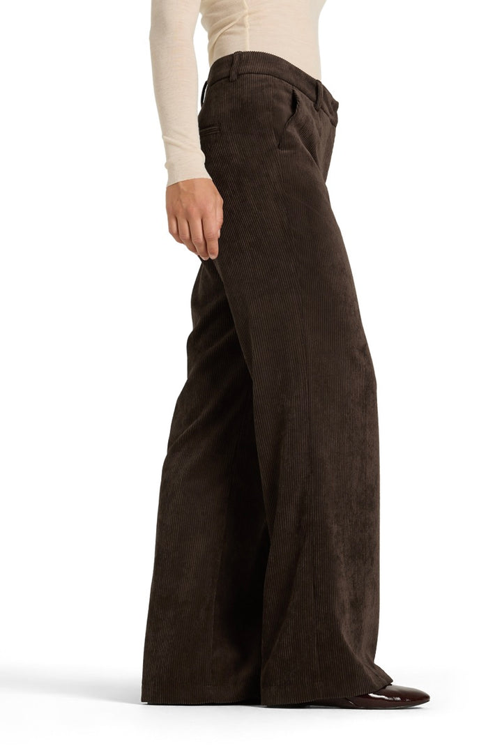 Amelie Corduroy Pants Dark Ebony