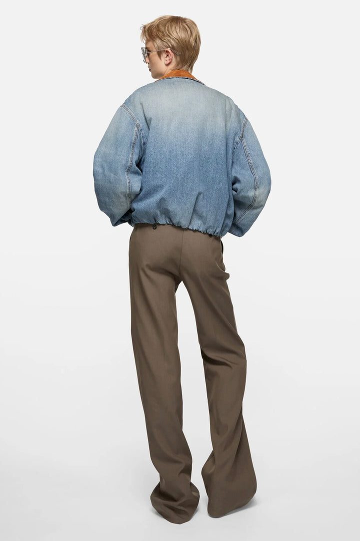 Denim Bomber Blouson