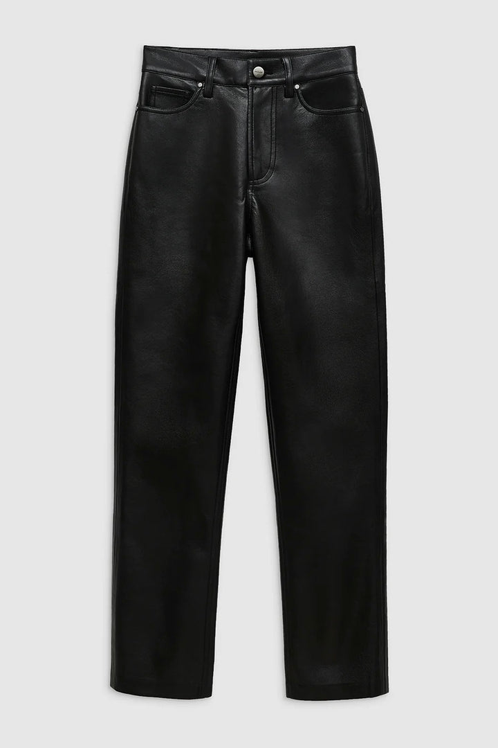 Bruno Pant Black Recycled Leather