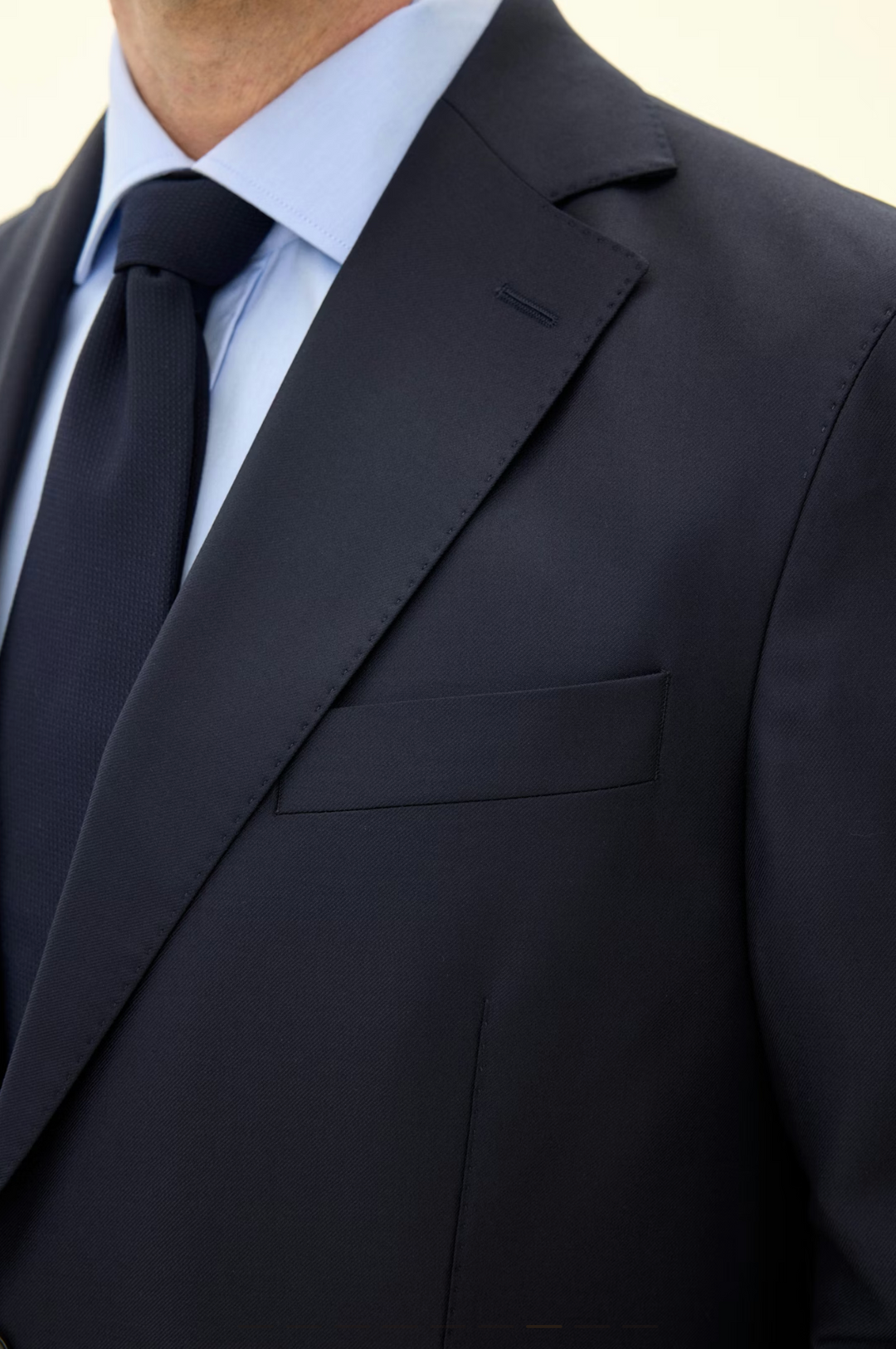 Fogerty Dandy Loro Piana Suit Navy