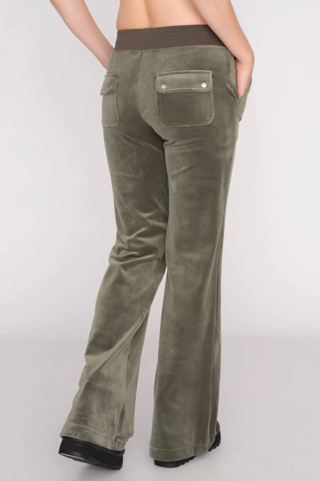 Layla Low Rise Pocket Pants Thyme