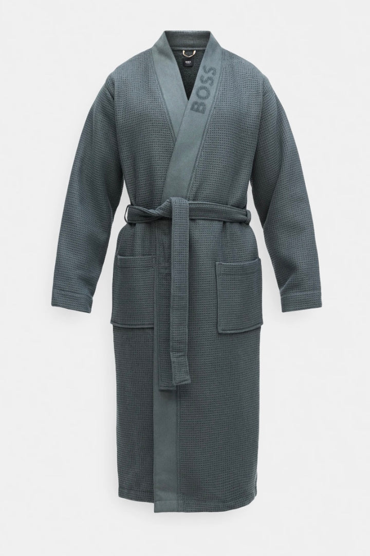Waffle Kimono Open Green