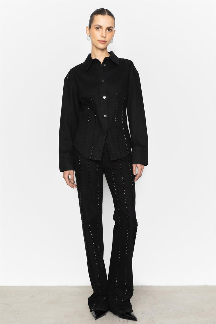 Luca Embellished Black