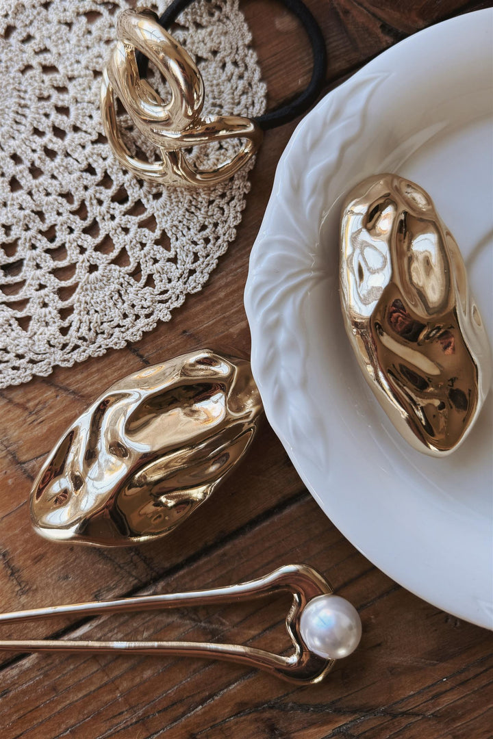 Oria Clip Large Gold