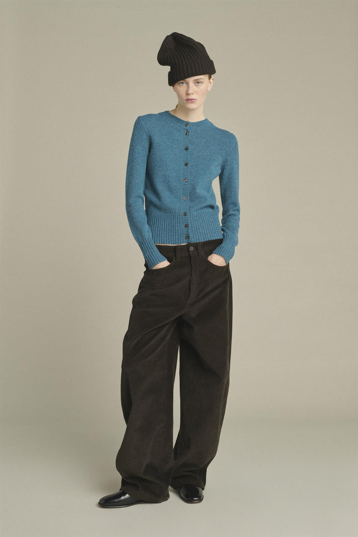 Gunther Corduroy Trouser Marron Fonce