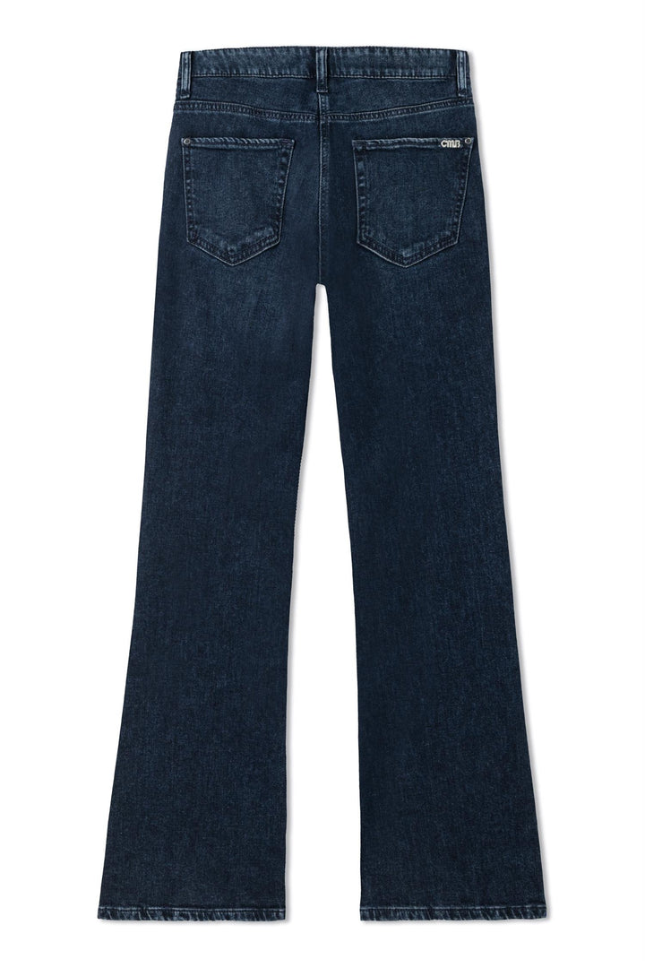 Paris Flared Sporty Blue-Black Comfort Stretch